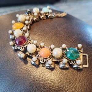 Vintage Book Chain Chunky Bracelet